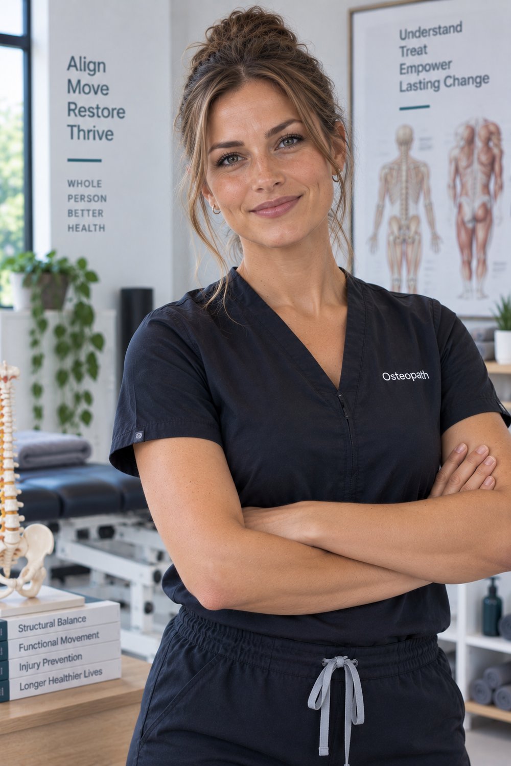 Osteopath using ClearCPD